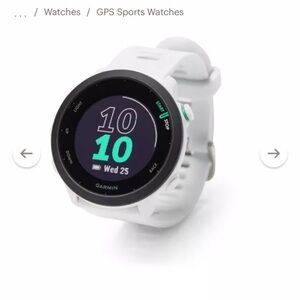 Garmin forerunner 55 gps running watch Whitestone